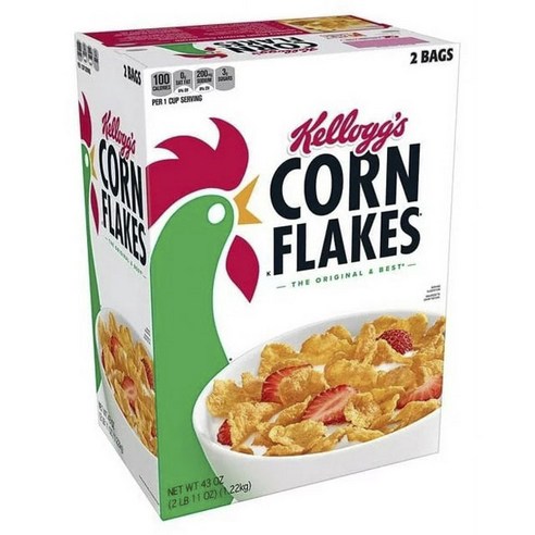 켈로그 Corn Flakes The Original 2개입, 1개, 1.22kg