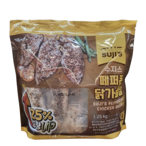 수지스 페퍼콘 닭가슴살, 2개, 1.25kg