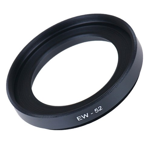 EW-52 렌즈 후드 스크류 52mm 카메라 렌트 RF 35mm f/1.8 매크로 IS ST, 단일옵션, 1개 이트론55후드