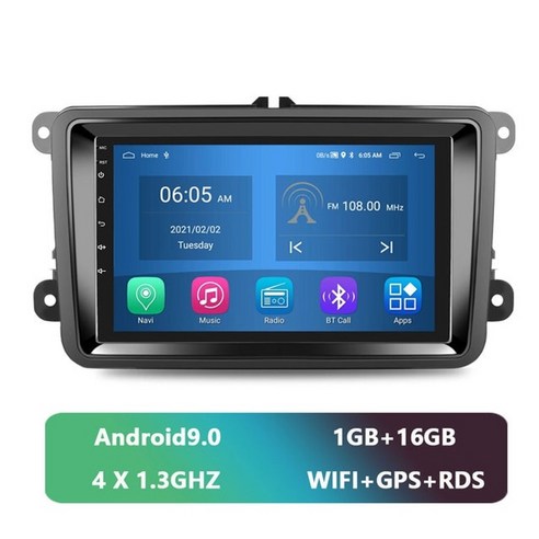 안드로이드올인원 안드로이드오토 Podofo 4g carplay android 10.0, 16g 라디오