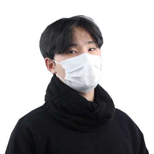 블랙딘 클래식 니트 머플러 스누드 목도리 원형목도리 정장머플러