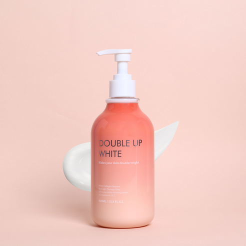 빛나는 하얀 피부를 위한 궁극의 선택, 더블업화이트 골든클리프 화이트태닝 로션