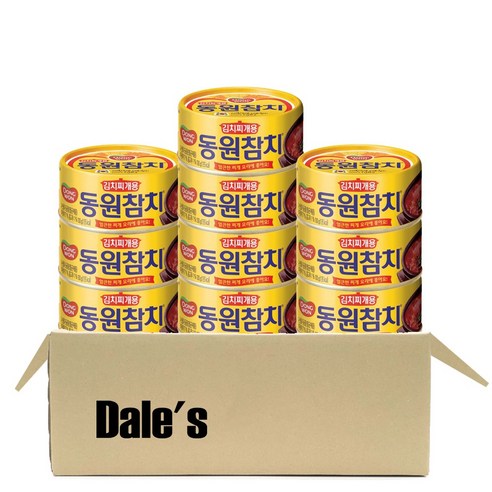 데일즈기획 동원 김치찌개용 참치, 100g, 10개