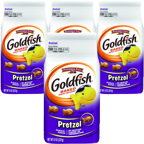 페퍼리지팜 골드피시 베이크드 스낵 크래커 프레첼, 프레첼(Pretzel), 4개
