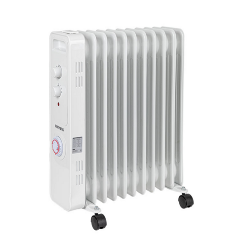 NEW 한양테크 타이머 전기 라디에이터 5핀/7핀/9핀/11핀/15핀 동파방지 가정용 업소용, 타이머 라디에이터 5핀(블랙 HY-05P)