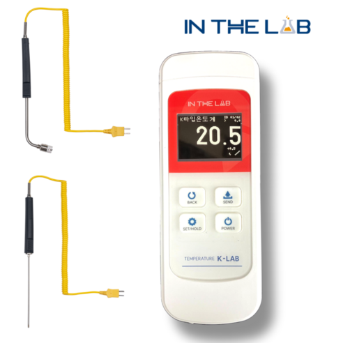 인더랩 k타입 온도계 국산 K-LAB USB 충전 출력 실시간 테이터수신, K타입 온도계(센서..., 1개