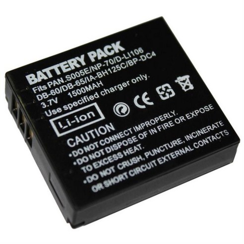 BP-DC4 배터리 + 충전기 Leica C-Lux 1 디지털 카메라 용, 01 1x Battery only, 1개