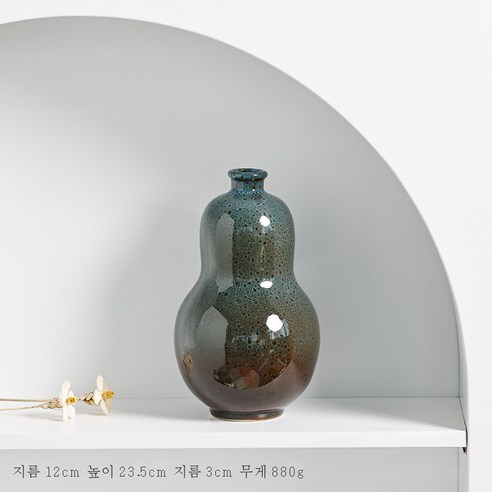 DFMEI 심플 세라믹 선의 화병 플레이트 드라이 플레이어 신중식 거실 현관 홈 소품, 색깔2, 하나
