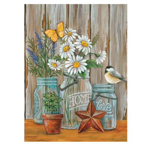 장미 데이지 해바라기 백합 모란 화초 보석십자수 DIY 키트 40*50cm 17종, 009