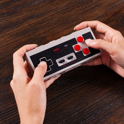 8BitDo N30 무선 블루투스 레트로 컨트롤러 게임 패드, N30 블랙 에디션, 8BitDo N30 블랙 에디션