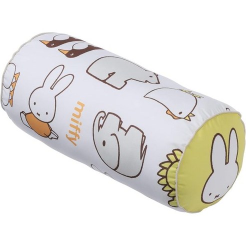 니시카와 DB2452ZC WH52190401 미피 허깅 필로우 폴리에스터 약 17.7 x 7.9인치45 20cm 볼스터 쿠션 오렌지, Miffy