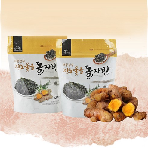 [해풍청송] 해풍청송 진도울금돌자반 60g, 2개