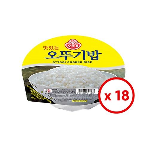 오뚜기 맛있는 밥, 210g, 18개