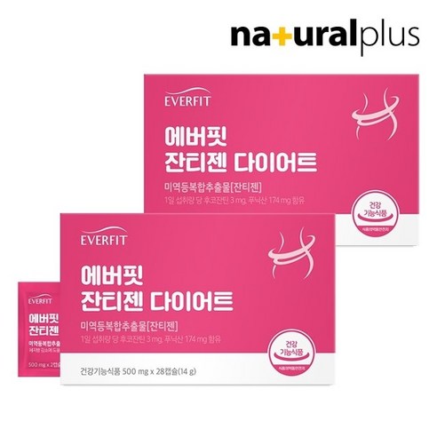 에버핏 잔티젠 다이어트 2박스 4주분 / 체지방 감소