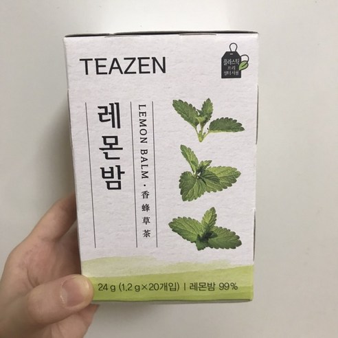 티젠 레몬밤 허브차, 1.2g, 20개입, 2개