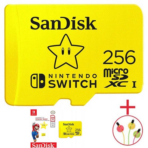 샌디스크 닌텐도 스위치전용 마이크로 SD카드 SDSQXAO, 128GB
