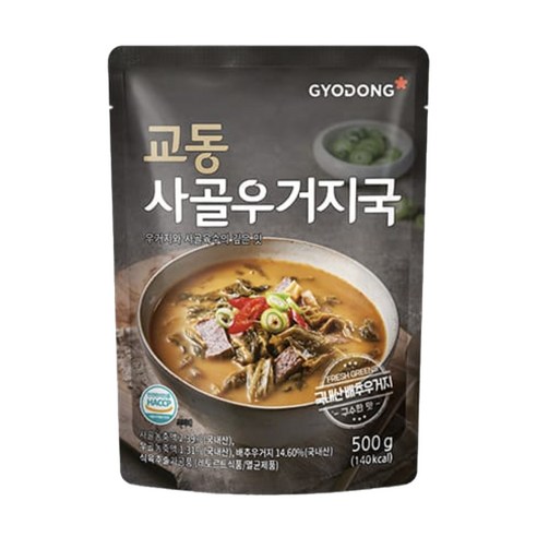 교동식품 사골우거지국, 500g, 1개