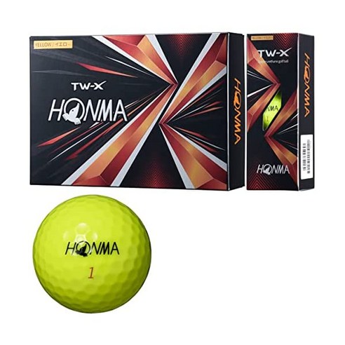 혼마 골프 HONMA 볼 TW-X 2021 년 모델 3 다스 세트 (36 개들이), イエロー