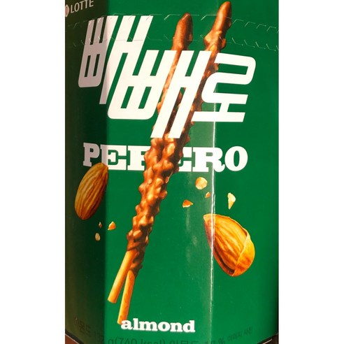 빼빼로 아몬드, 132g, 9개