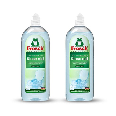 [프로쉬] 독일 식기세척기 헹굼보조용 린스 750ml, 2개