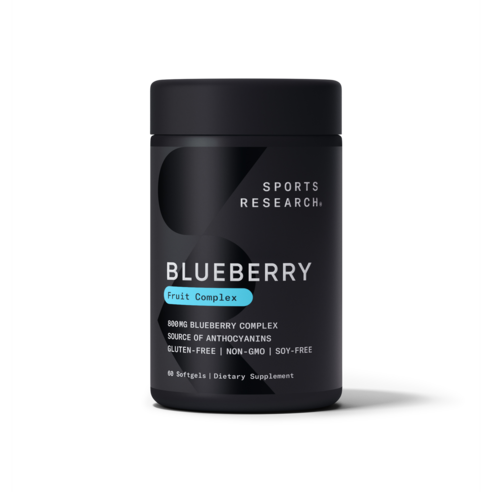 스포츠리서치 블루베리 컨센트레이트 800mg 소프트젤, 1개, 60정