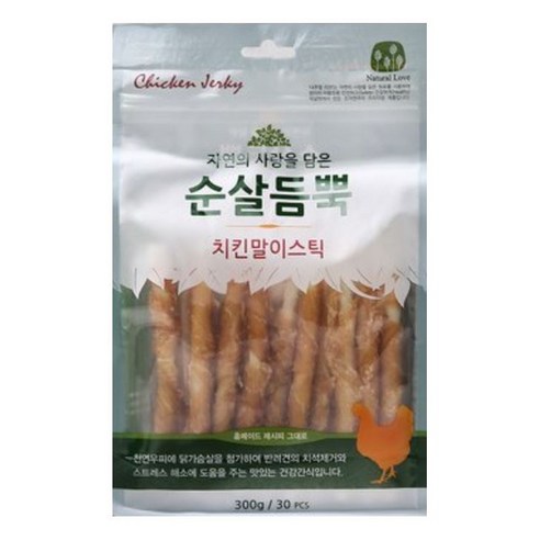 순살듬뿍 치킨말이스틱 30P 300g, 1개 오리순살텐더