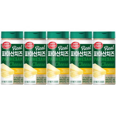 서울우유 리얼 파마산치즈, 5개, 85g, 자연치즈