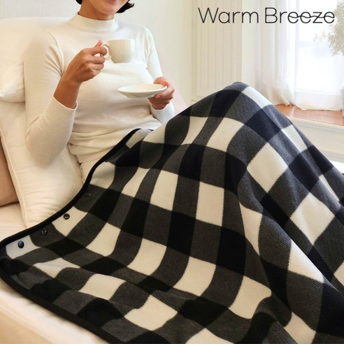 웜브리즈 똑딱이 극세사 무릎 담요 양털 망토 담요 리뷰 똑딱이담요