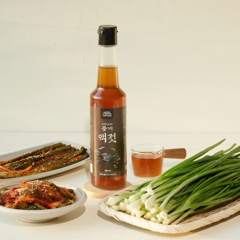 시장쏙 국산 꽃게액젓 파김치 서해안 부안 앞바다 꽃게 액젓 홍게액젓, 1개, 500ml