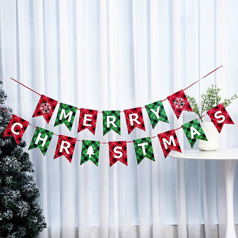 [OKㅣ강추] 하루행복 크리스마스 파티 용품 트리장식 가랜드 홈파티 소품 장식용품 [OKNOWㅣ추천상품]