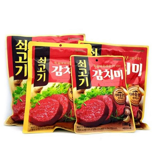 유니크앤몰 대상청정원 쇠고기감치미 100g 200g 300g 500g 조미료 양념, 1개