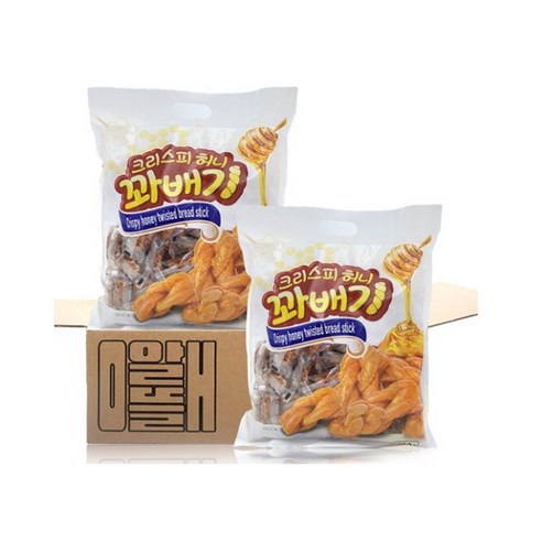 알뜰애 맛있는 크리스피 허니꽈배기 530g 2개