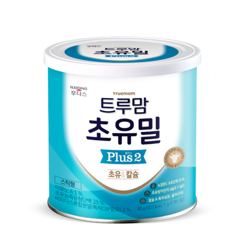 [일동후디스(주)] 트루맘 초유밀 플러스 2단계(90포) 1캔, 초유, 90g, 1개