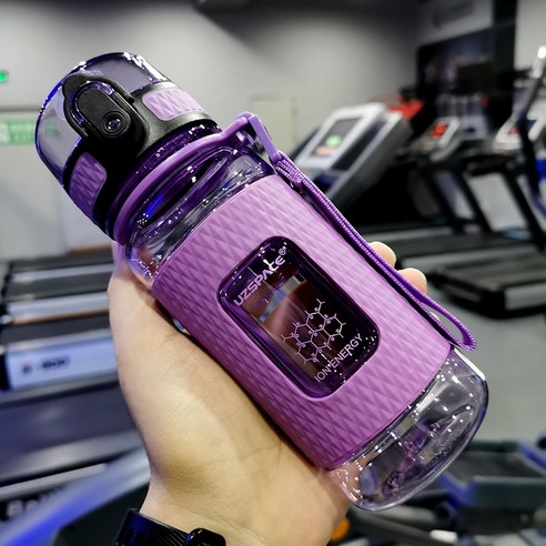 MEIISEO대용량 스포츠 물통 다기능 물병 휴대용 스포츠 물통 대용량 보온병, 350ml Purple