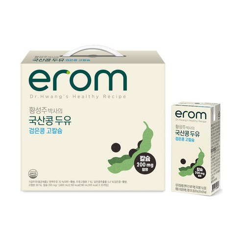 이롬 국산콩 두유 검은콩과 17곡 190ml 20개 식품 이롬 국산콩 두유 검은콩과 17곡 190ml 20개 식품