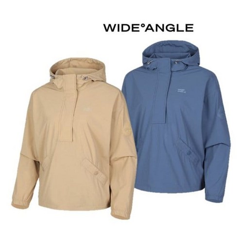 와이드앵글 여성용 CO 와글 루즈핏 후드 아노락 WWU24152GH (모델 1066553) 와글코퍼레이션