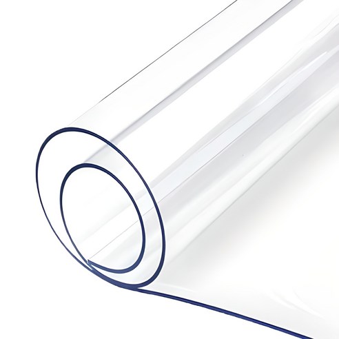 예피아 PVC 모서리 라운딩 매트 2mm, 투명, 40cm x 50cm x 2mm, 1개
