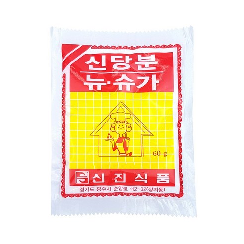 신진식품 신당분 뉴슈가, 60g, 5개