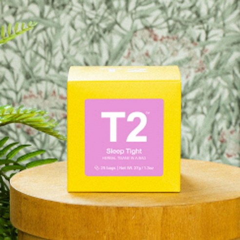 T2 슬립타이트 티백, 25개입, 1박스, 37g