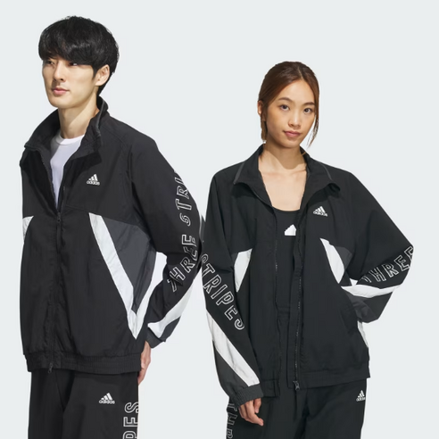 [아디다스] 남여공용 바람막이 자켓 WORD WOV JKT Black (IS5146)