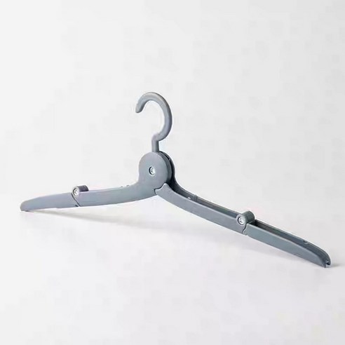 [무료배송]여행용 휴대용 접이식 옷걸이 5개입, 휴대용 접이식 옷걸이/블루 그레이/5개입, 5개