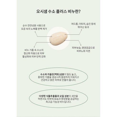 깊숙이 클렌징하고 피부 건강을 개선하는 혁신적인 수소 비누