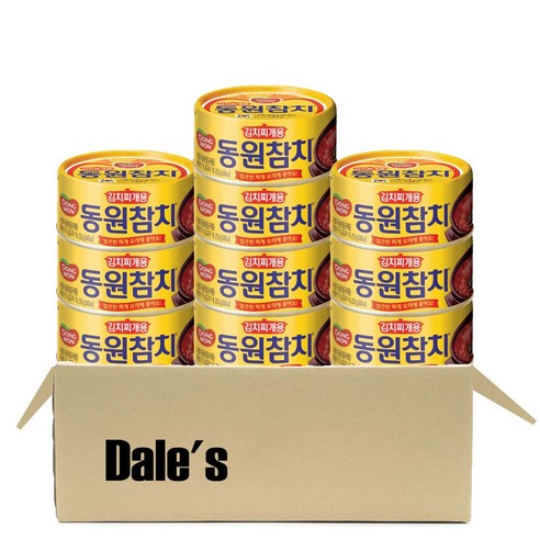 데일즈기획 동원 김치찌개용 참치, 250g, 10개