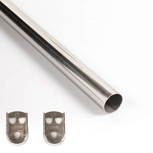 스텐 파이프 옷봉 옷걸이봉 소켓세트, 19파이-1000mm