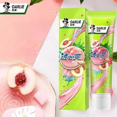 홍콩 달리 복숭아 구취 제거 치약: 상쾌한 아침, 자신감 넘치는 하루를 위한 달콤한 선택 darlie치약