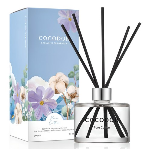 코코도르 디퓨저, 퓨어코튼, 200ml, 1개
