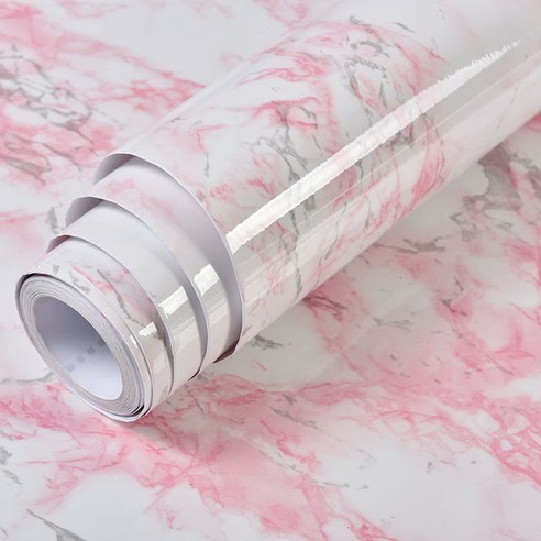FREELIFE 거실 장식 벽지 순색 순색벽지 붙이는벽지 DQ-283SD5DF, Marble Light Pink