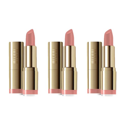 밀라니 컬러 스테이트먼트 립스틱 3.97g, Matte Naked, 3개