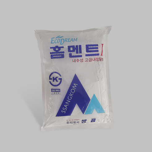 쌍곰 줄눈용시멘트 홈멘트 2kg, 4개, 백색