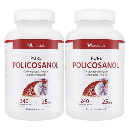 My Life 내추럴스 폴리코사놀 25mg, 240정, 2개